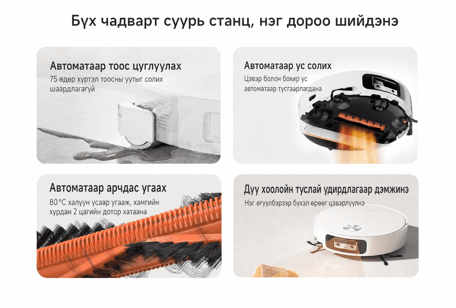 Mi Home Robot Vacuum and Mop 6 pro- Робот цэвэрлэгч 6 pro- 2026 - 3