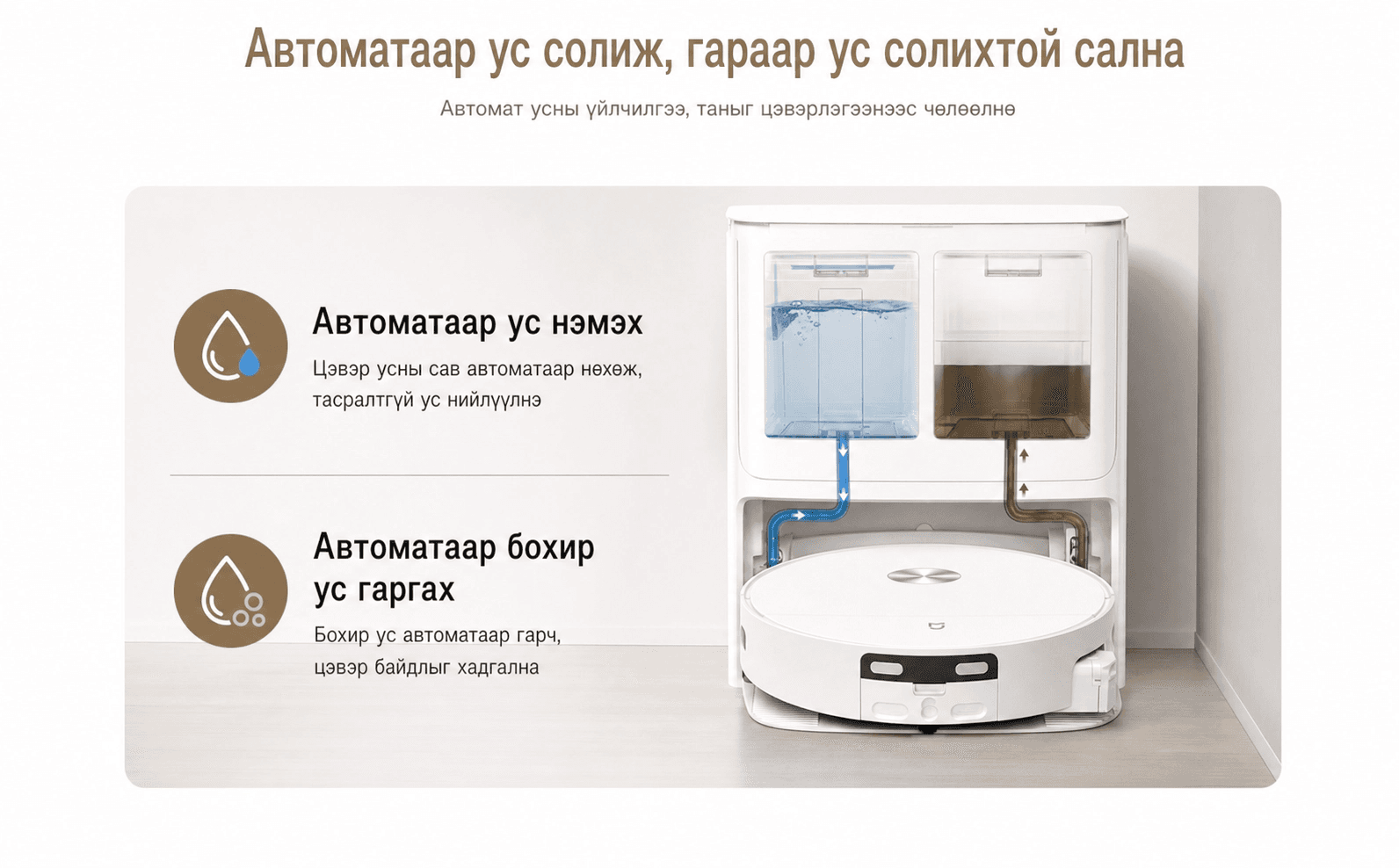 Mi Home Robot Vacuum and Mop 6 pro- Робот цэвэрлэгч 6 pro- 2026 - 9